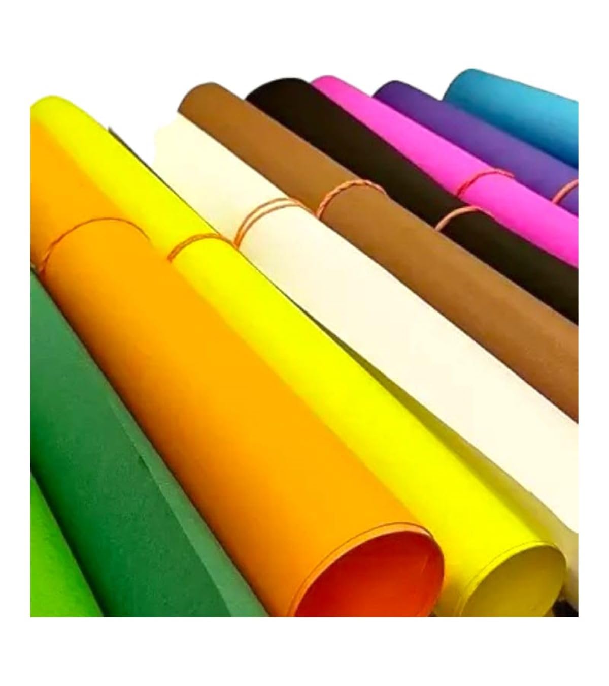 Multicolor Chart Paper | Set of 10 | A1 Size | Pastel Sheet | Poster Sheets | 220 GSM Paper | Unruled Paper | Plain Paper | Art and Craft Material view 2