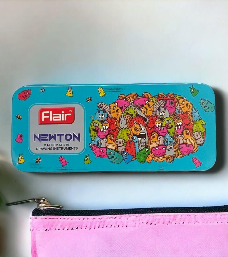 Flair Newton Mathematical Drawing Instrument Box - Blue (Pack of 1) view 2