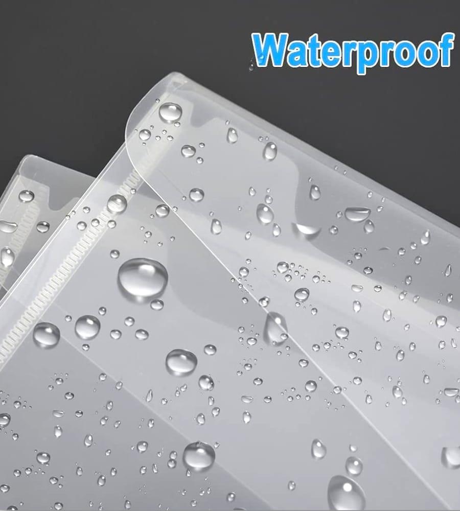 Transparent Plastic A3 Size Document File Organizer |My Clear Bag & All Stationary Tools Storage Case (1Pcs - A3 Size Folder) view 2