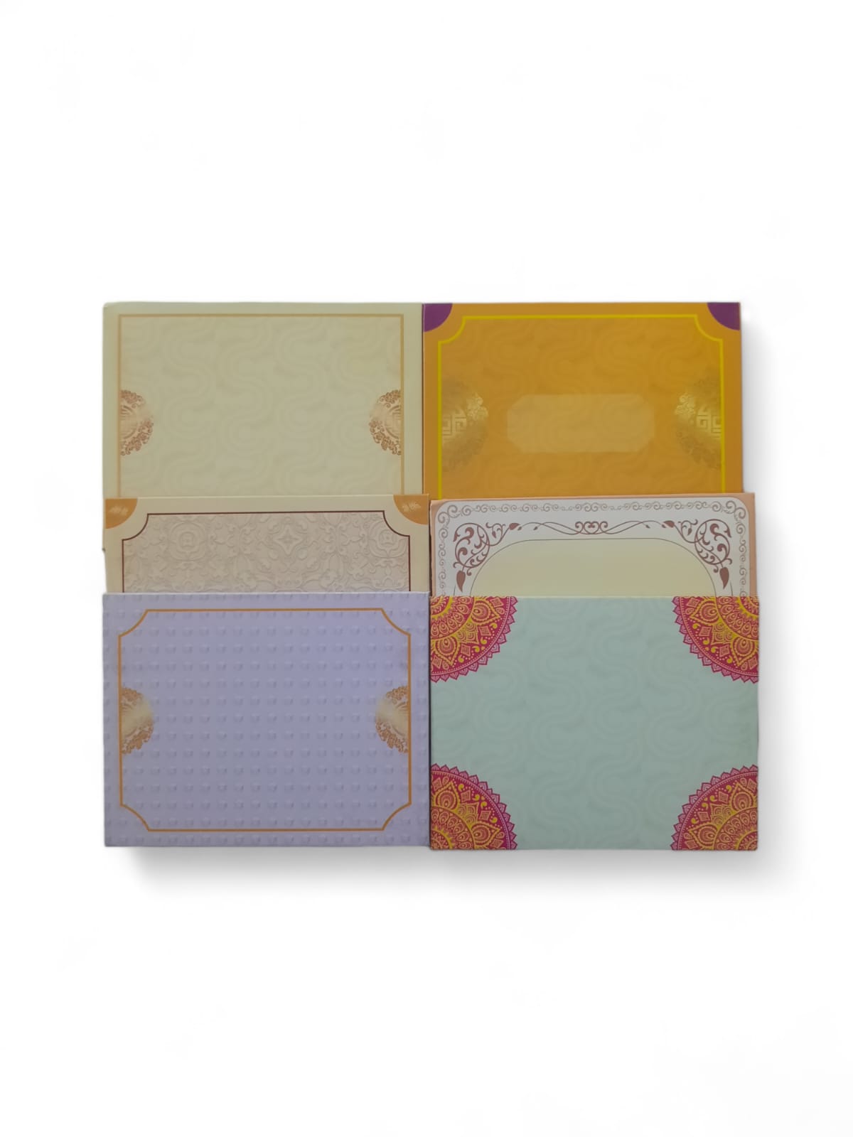 Colourful Designer Shagun Lifafa/Money Gift Envelope for Gifting Money on Wedding, Birthday & Any Other Occasion (Pack of 6, Pocket Size) view 2