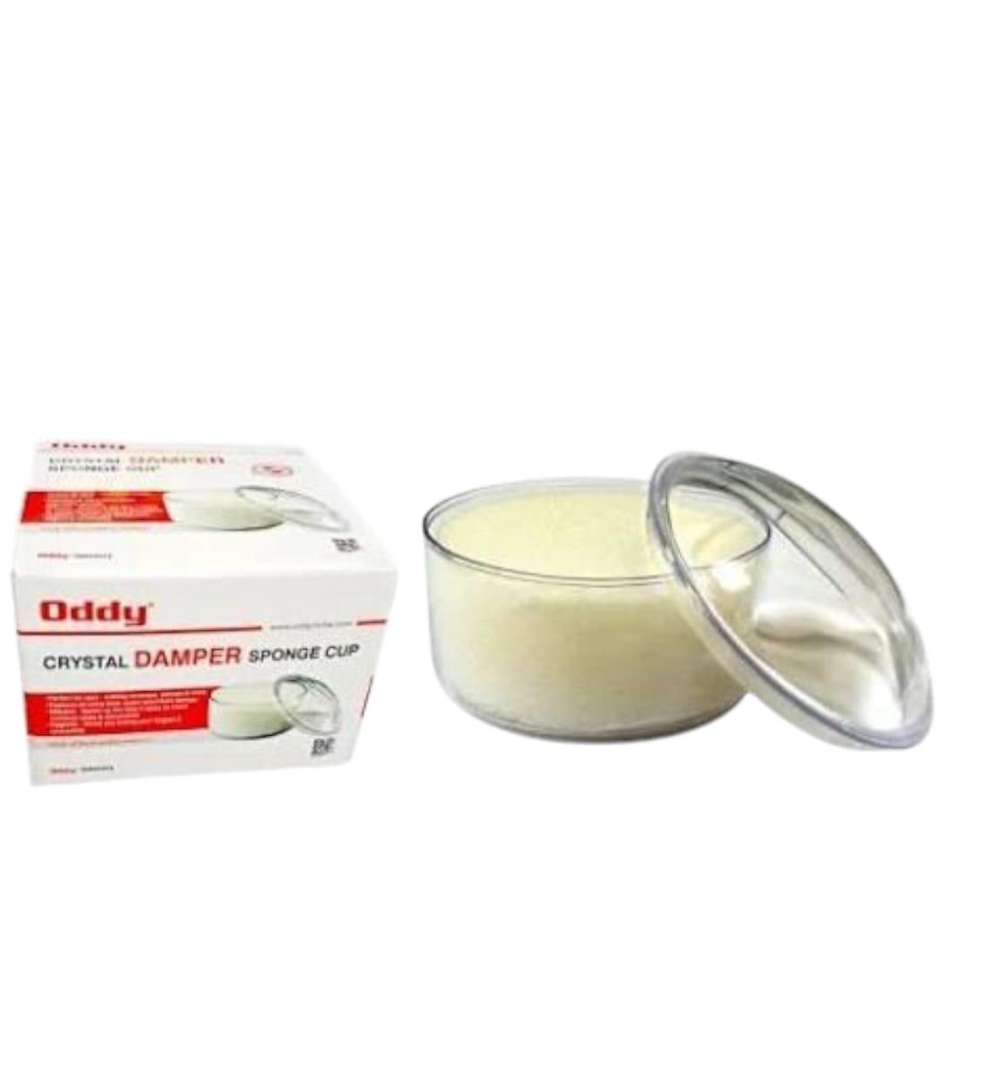 Oddy Damper Office Set | Super Absorbent  Sponge Cup with Cap | Spot Wetting for Envelopes, Stamps & Currency Counting | Single Pack view 2