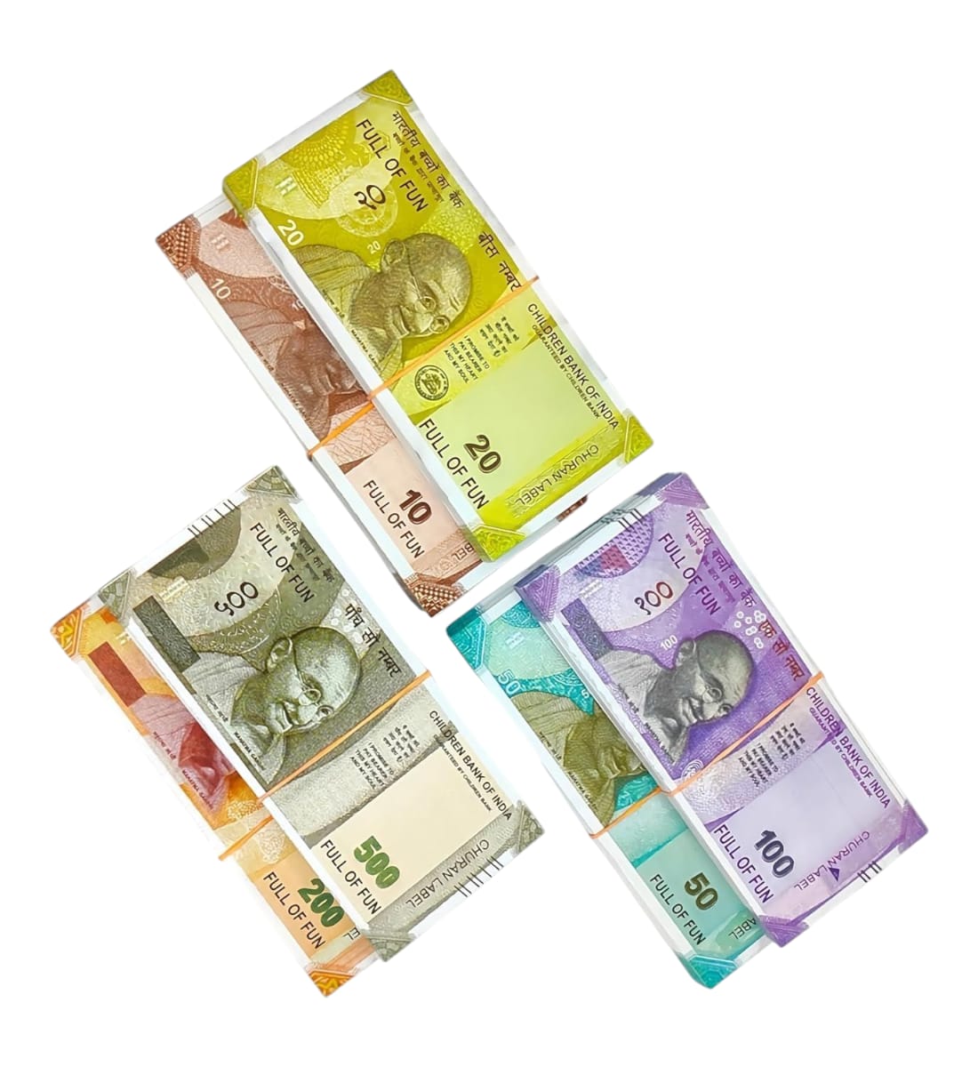 Educational Indian Play Money Notes for Kids – 600 Pieces (₹500 to ₹10) | Total ₹88,000 | Learning Toy for Counting, Math & Money Skills view 2