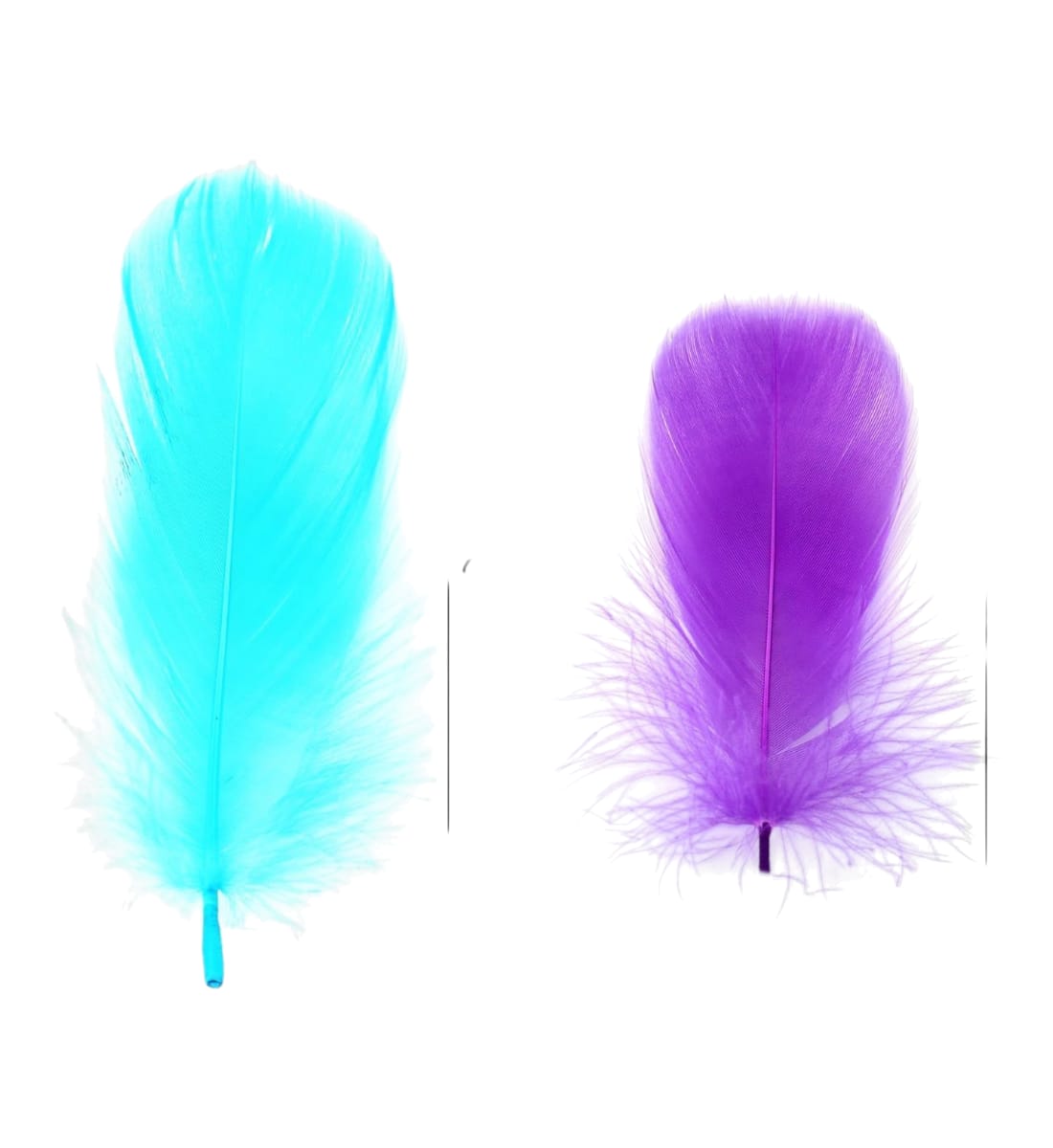 Colorful Natural Craft Thin Feathers – 2-3 Inches, Multicolor Feather Pack for DIY Art, Wedding, Jewelry & Home Decorations view 5