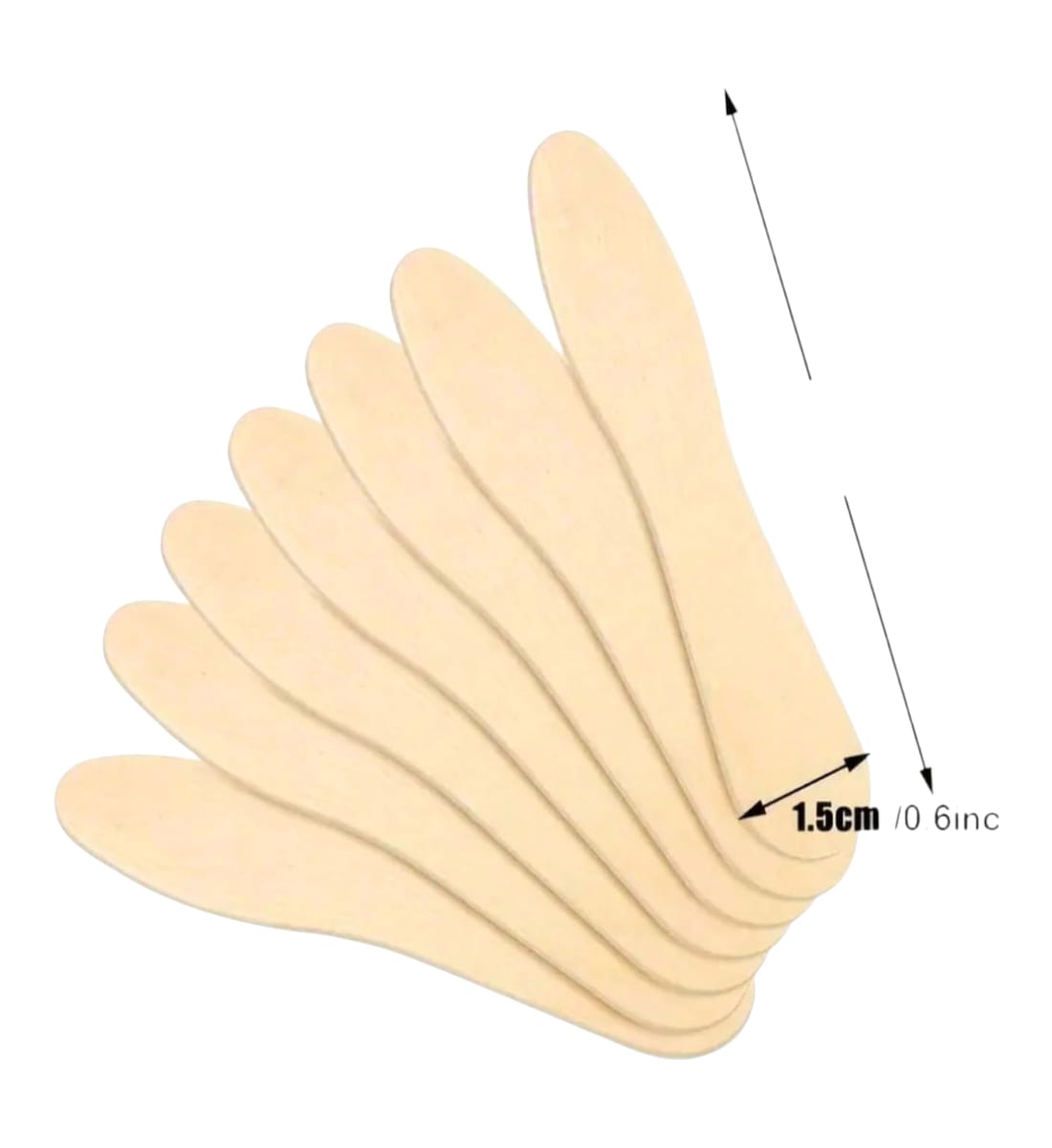Wooden Ice Cream Spoons 90 Pcs – 3 Inch Mini Disposable Tasting Spoons | Eco-Friendly Small Wooden Spoons for Ice Cream, Dessert, Sampling & Crafts – Party Decorz view 2