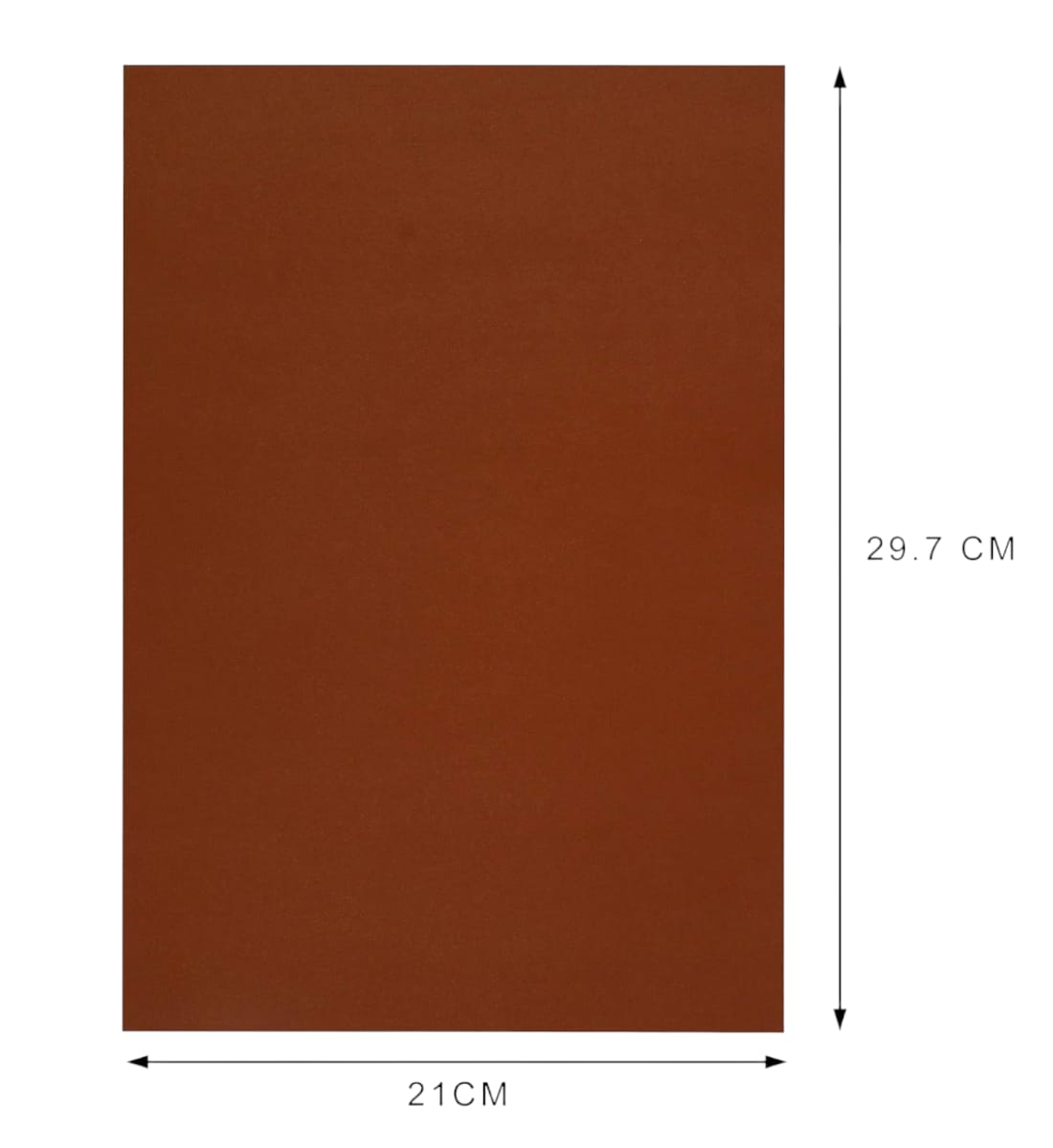 Art Villa A4 Colour Sheets – Chocolate, Pack of 20 | 75-95 GSM Smooth Multiuse Paper for Art, Craft & School Projects view 2