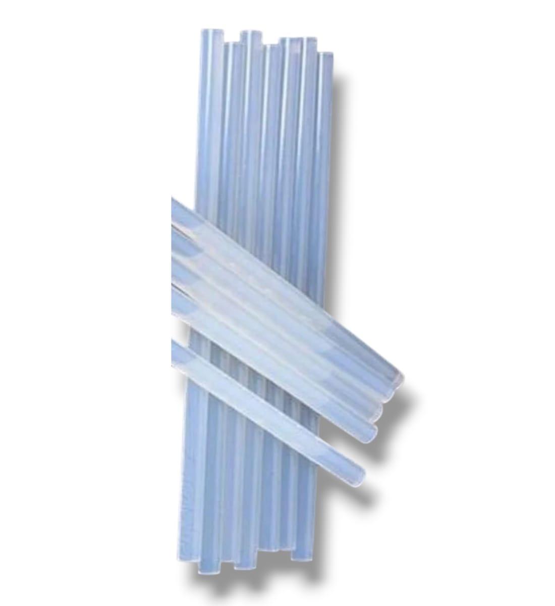 Blue Star Hot Melt Glue Sticks – Pack of 10 |  165 mm Length Strong Adhesive for Craft, Repair & DIY Work (White) view 2