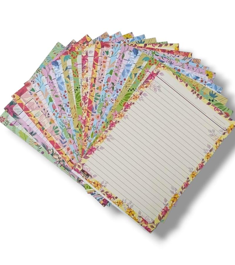 Freemind A4 Water Designer Sheets –Single Line Interleaf, 20 Sheets of 10 Designs, 29.7 x 21 cm - New view 2