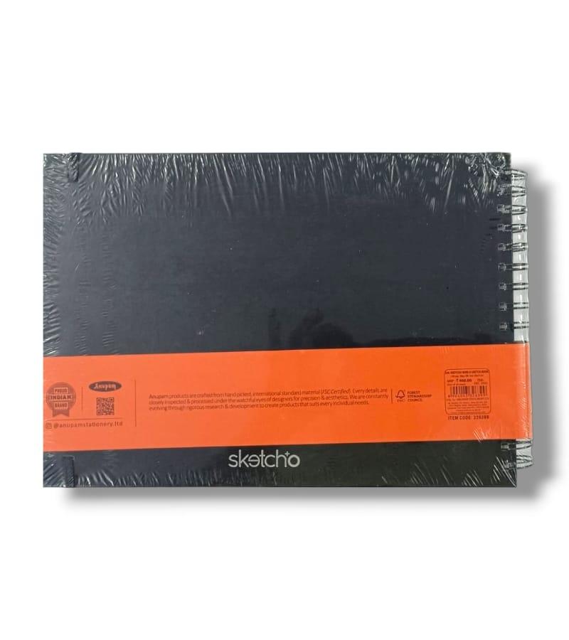 Anupam Sketch O Drawing Sketch Book for Artists A4 Hard Bound Notebooks Acid Free Paper - 128 Pages 140 GSM view 2