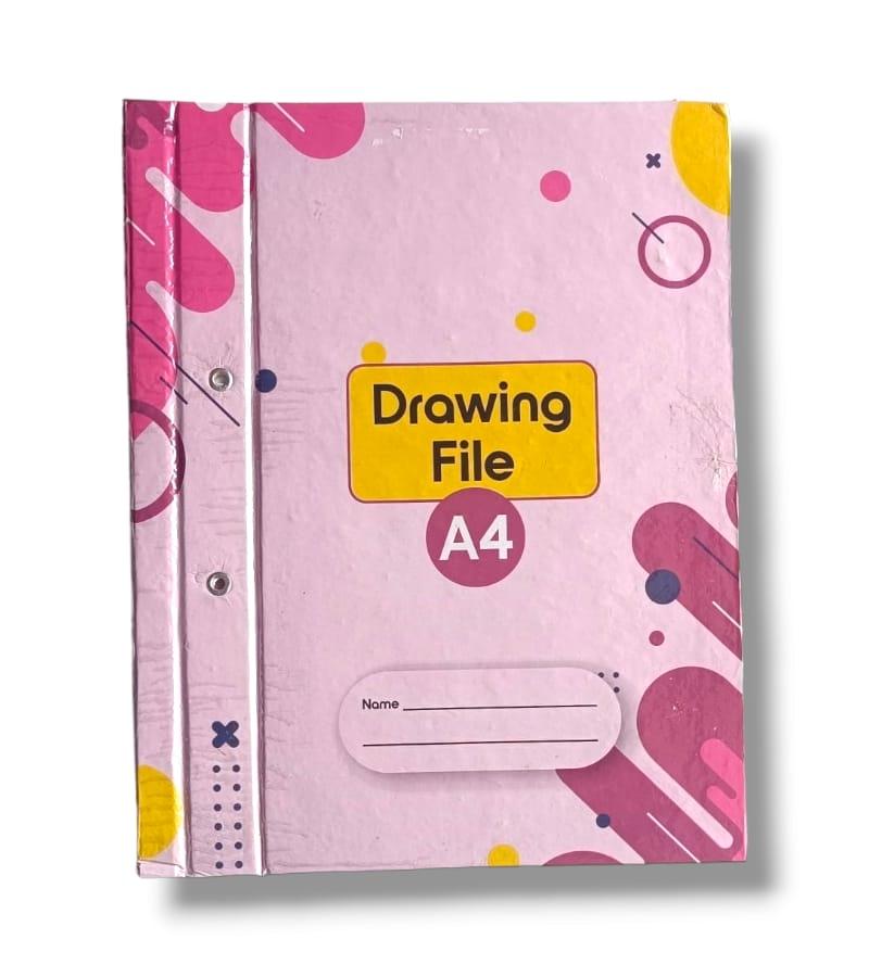 Magnom A4 Size Drawing File with Thread Cardboard File Practical File/Botany File, Thread File (Specially for School Students) view 2
