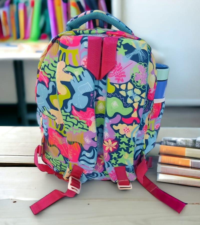 3D Princess Theme Kids School Bag for Primary (LKG/UKG/1st std) - School Backpack for Boys & Girls (Size: 16 * 12 Inch, Multicolor) view 3