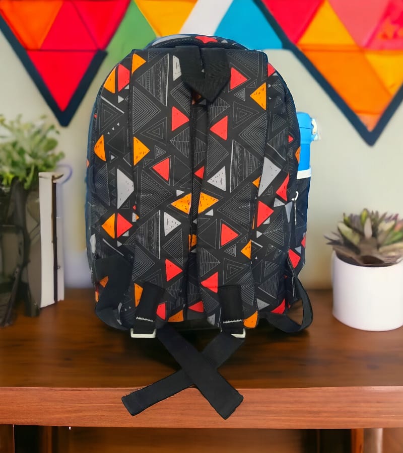 3D BTS Cartoon Theme Kids School Bag for Primary (LKG/UKG/1st std) - School Backpack for Boys & Girls (Size: 16 * 12 Inch, Multicolor) view 3
