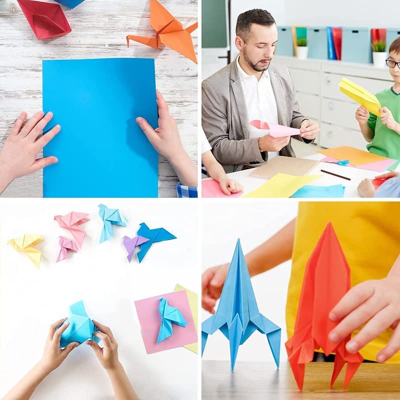 Multicolor Multiuse A3 Paper Sheet Used in Art & Craft Double-Sided Multicolor Fluorescent Neon Craft 20 Sheets - 210 GSM view 3