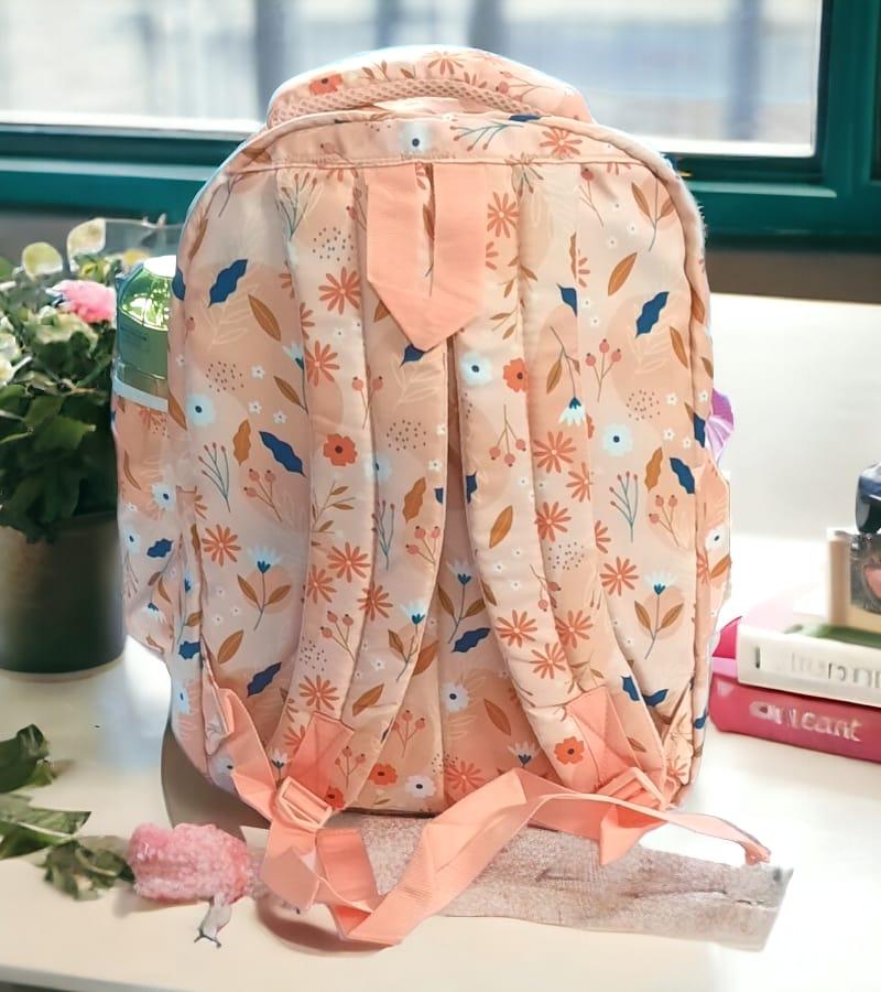 Barbie Print Kids School Bag with 3 compartments - School Backpack for Boys & Girls (Size: 18 * 14 Inch, Multicolor) view 3