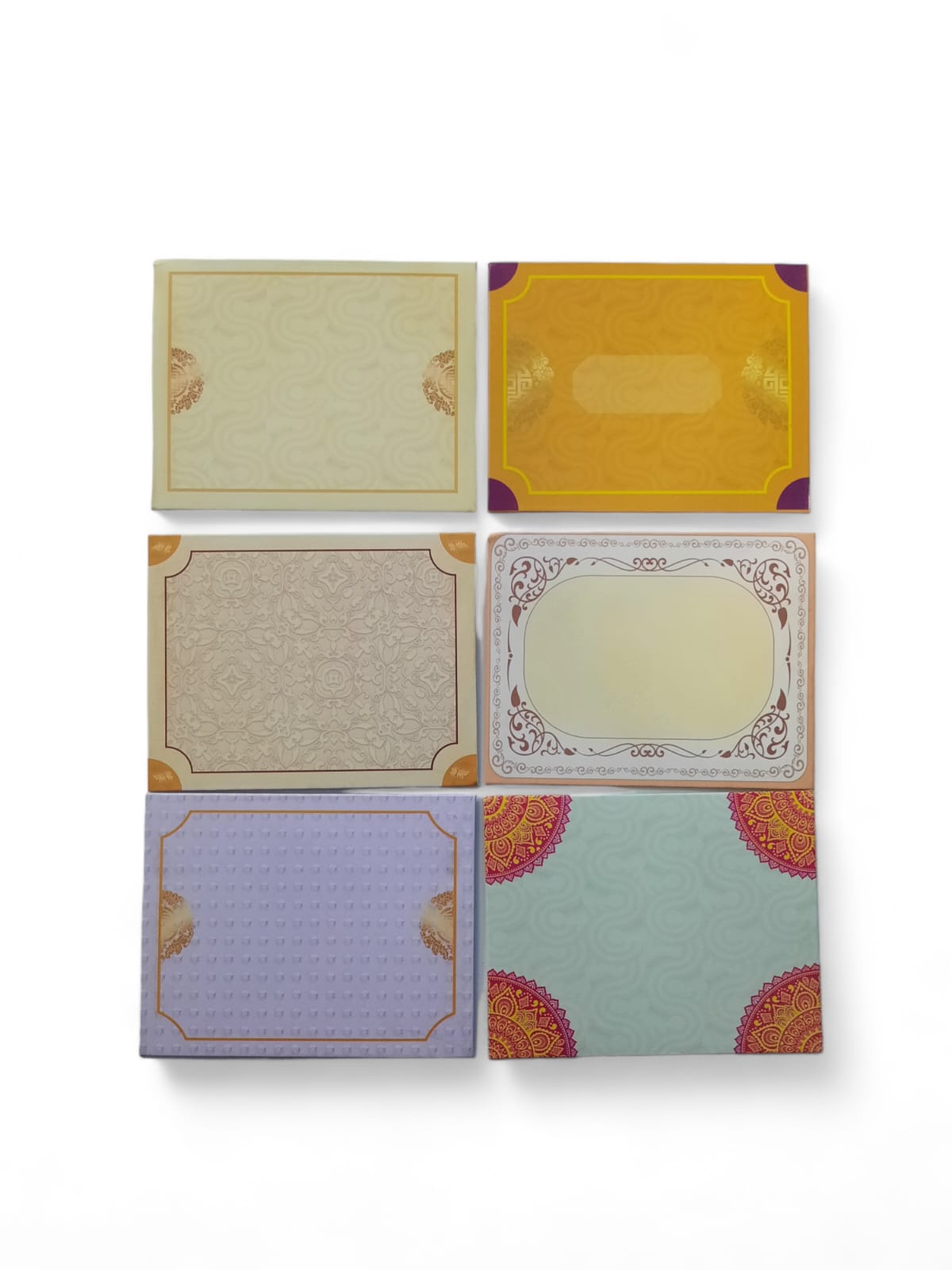 Colourful Designer Shagun Lifafa/Money Gift Envelope for Gifting Money on Wedding, Birthday & Any Other Occasion (Pack of 6, Pocket Size) view 3