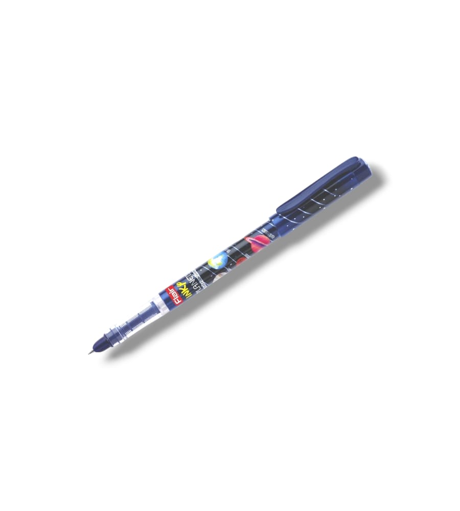 FLAIR Inky Planets Liquid Ink Fountain Pen Blister Pack | 2 Pieces X-Large Jumbo Cartridges - Blue Ink, Pack Of 1 view 3