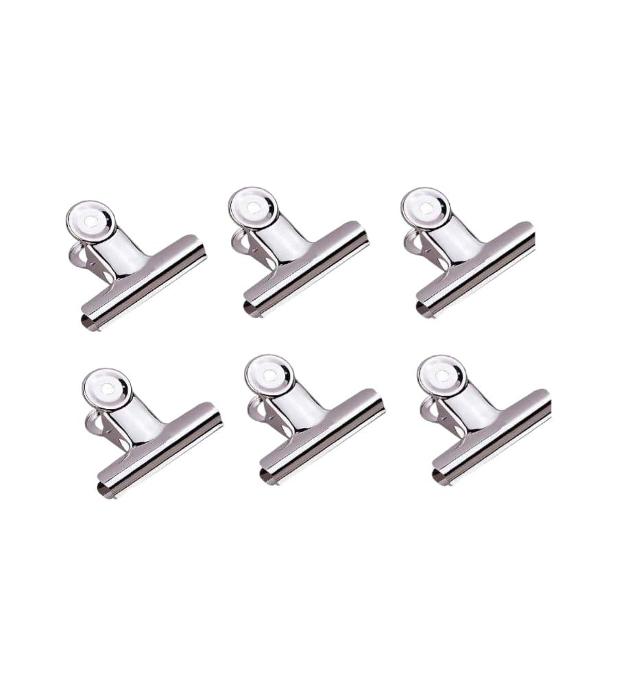 Big 50 mm 2inch Size Paper Round Binder Clip for Office, Home, School, Institutions - Pack of 12 Clips view 3