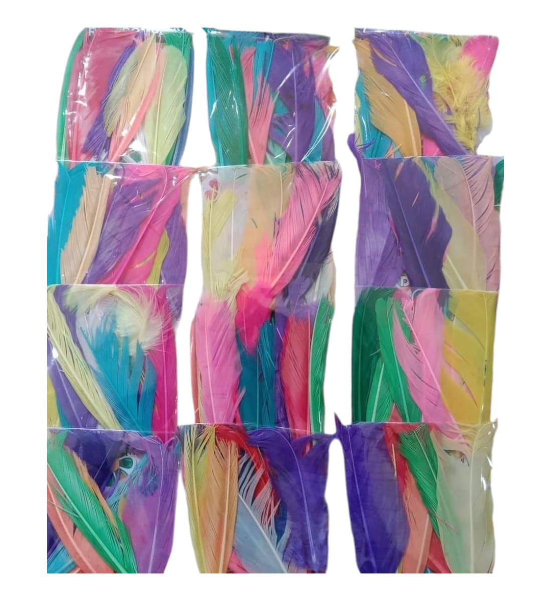 Colorful Natural Craft Feathers – 3-4 Inches, Multicolor Feather Pack for DIY Art, Wedding, Jewelry & Home Decorations view 4