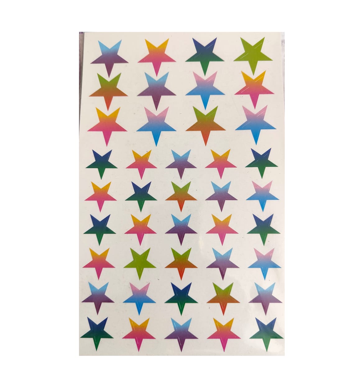 CraftVilla Star Stickers – Multicolor Stickers 42 PCS | Fun Self-Adhesive Stickers for Kids, Crafts & Decorations (Pack of 2) view 3