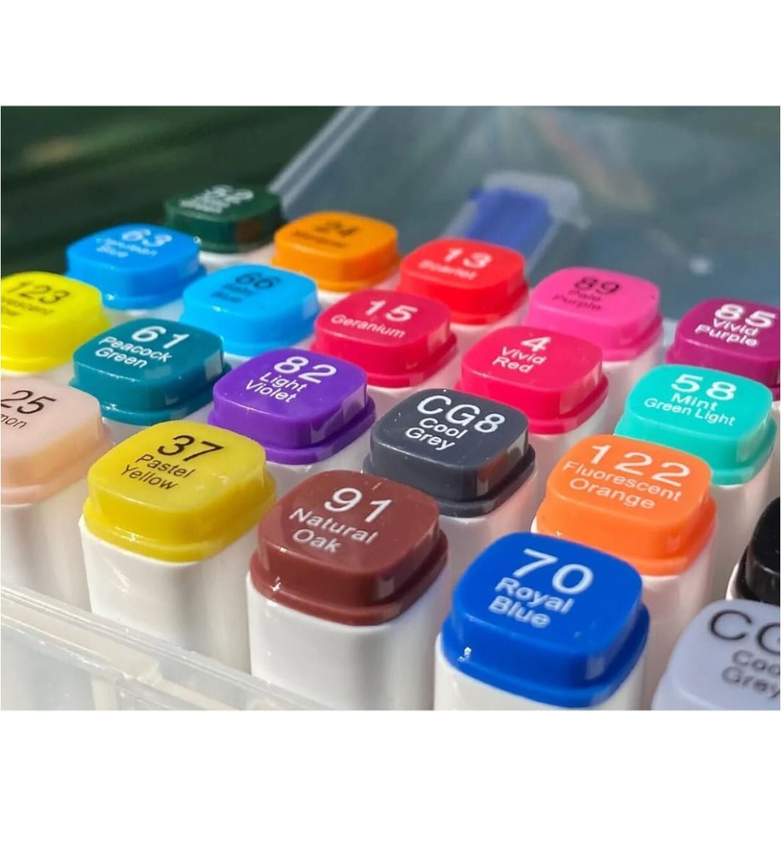 Touchmaker Dual Tip Coloring Pens – 24 Color Set | Smudge-Proof Art Markers with Broad & Fine Tips | For Drawing, Sketching, Lettering & Craft view 3