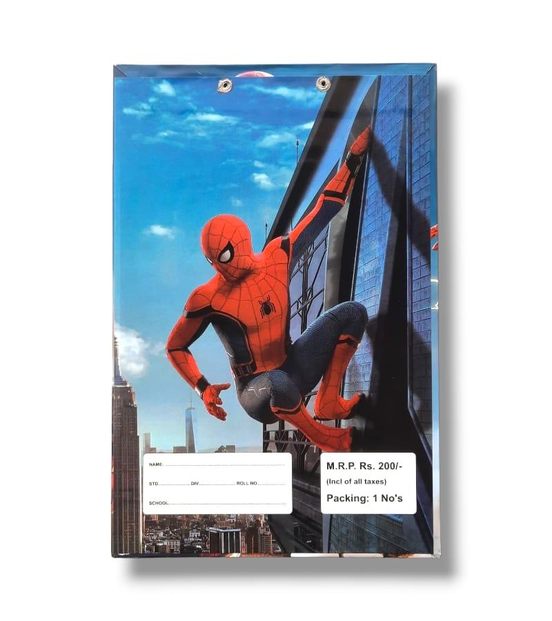 Premium Quality Spiderman Theme Exam Board | Multicolored Board | Exam Writing Pad | Foolscap Size - 24 cm x 36 cm | Pack of 1 view 3