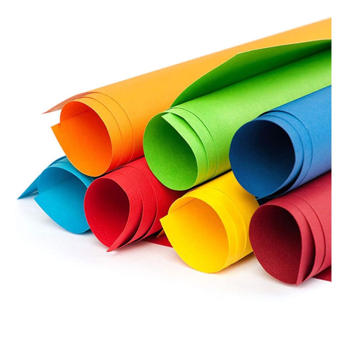 Multicolor Chart Paper | Set of 10 | A1 Size | Pastel Sheet | Poster Sheets | 220 GSM Paper | Unruled Paper | Plain Paper | Art and Craft Material view 4