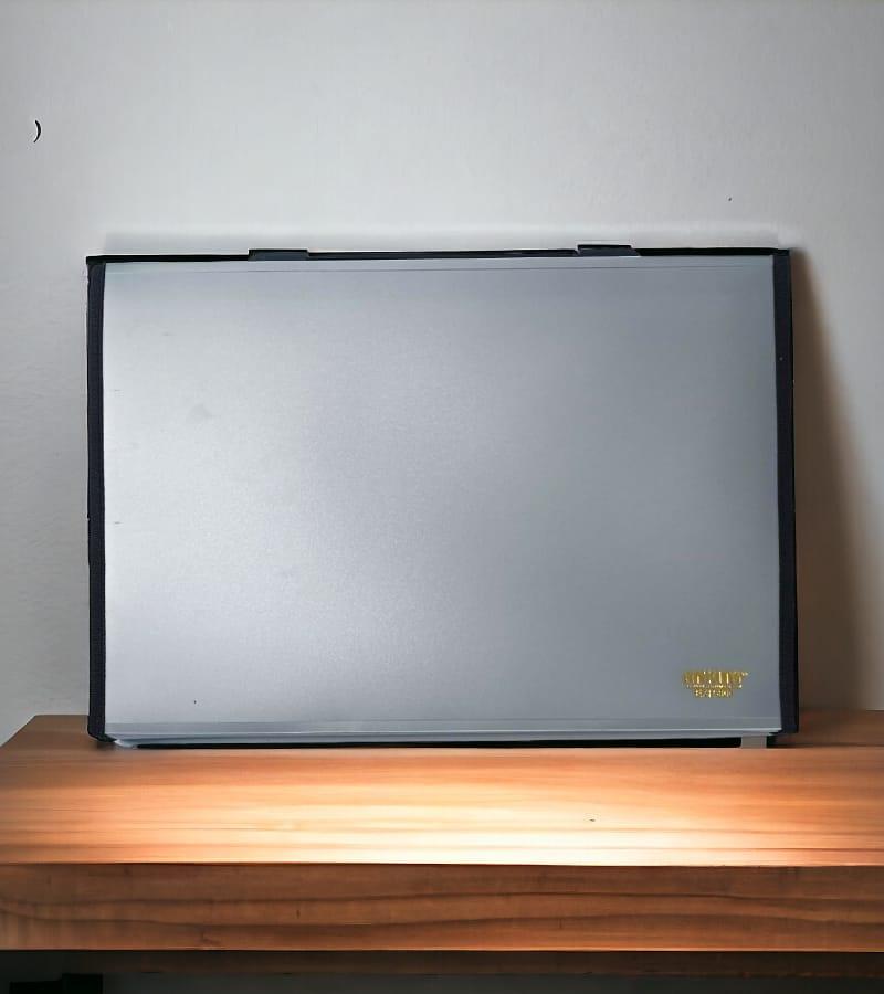 12-Pocket Expanding File Folder with Handle and Buckle Closure - Silver | A4 Size Document Organizer view 4