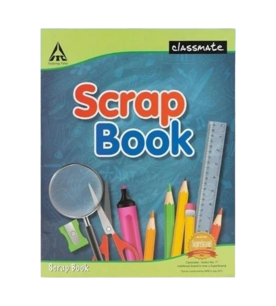 Classmate Scrapbook for Kids 28cm x 22cm - 32 Pages, Unruled Colorful Paper Sheets for Projects, School, DIY Art and Craft view 4