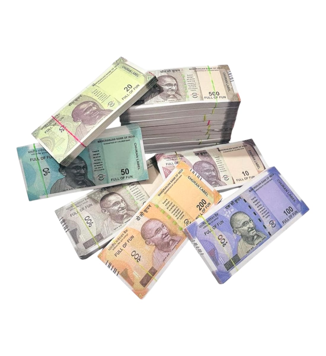 Educational Indian Play Money Notes for Kids – 600 Pieces (₹500 to ₹10) | Total ₹88,000 | Learning Toy for Counting, Math & Money Skills view 4