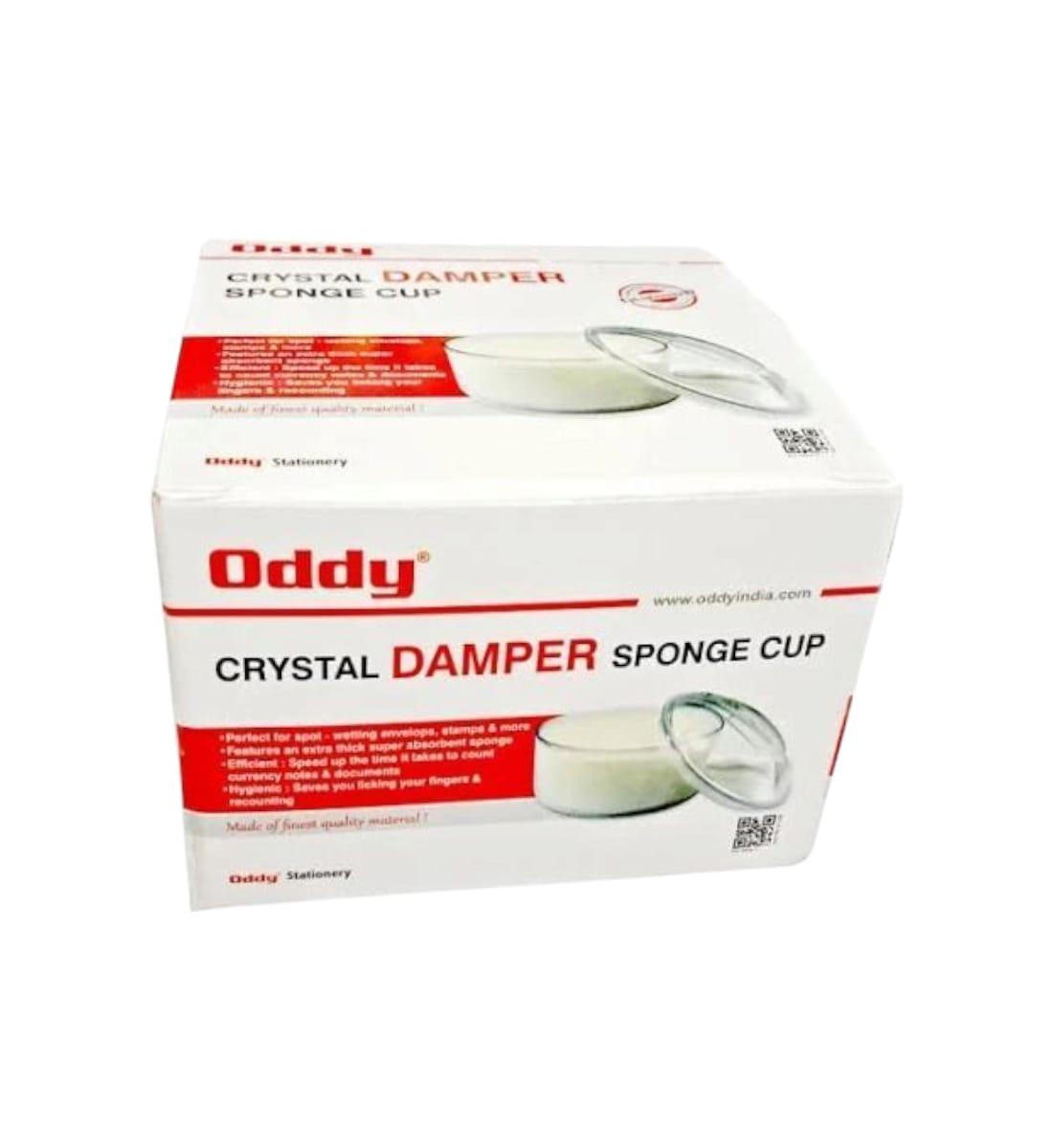 Oddy Damper Office Set | Super Absorbent  Sponge Cup with Cap | Spot Wetting for Envelopes, Stamps & Currency Counting | Single Pack view 5
