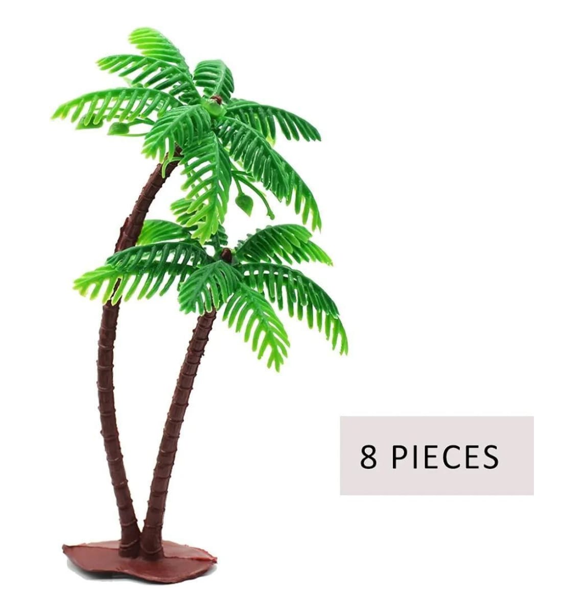 Artificial Mini Plastic Trees for Project Making & Decoration | 12 Pieces, 3 Designs | Assorted Green Trees for Craft, 3D Models & School Projects view 6
