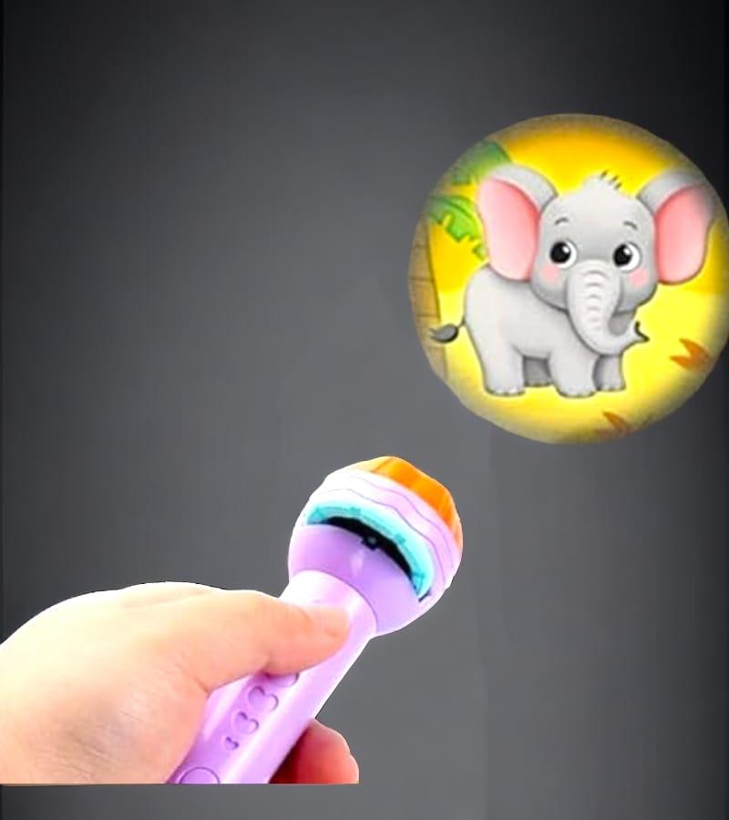 Mini Projector 6 Slides 48 Patterns Flashlight Torch | Education Learning Night Light Torch (Multicolor, Pack of 1) view 7