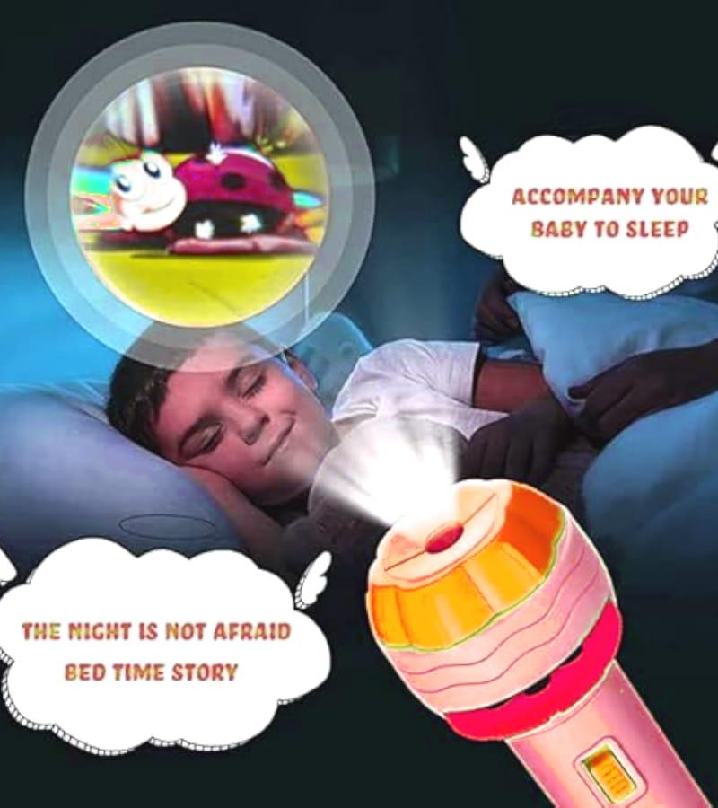 Mini Projector 6 Slides 48 Patterns Flashlight Torch | Education Learning Night Light Torch (Multicolor, Pack of 1) view 8