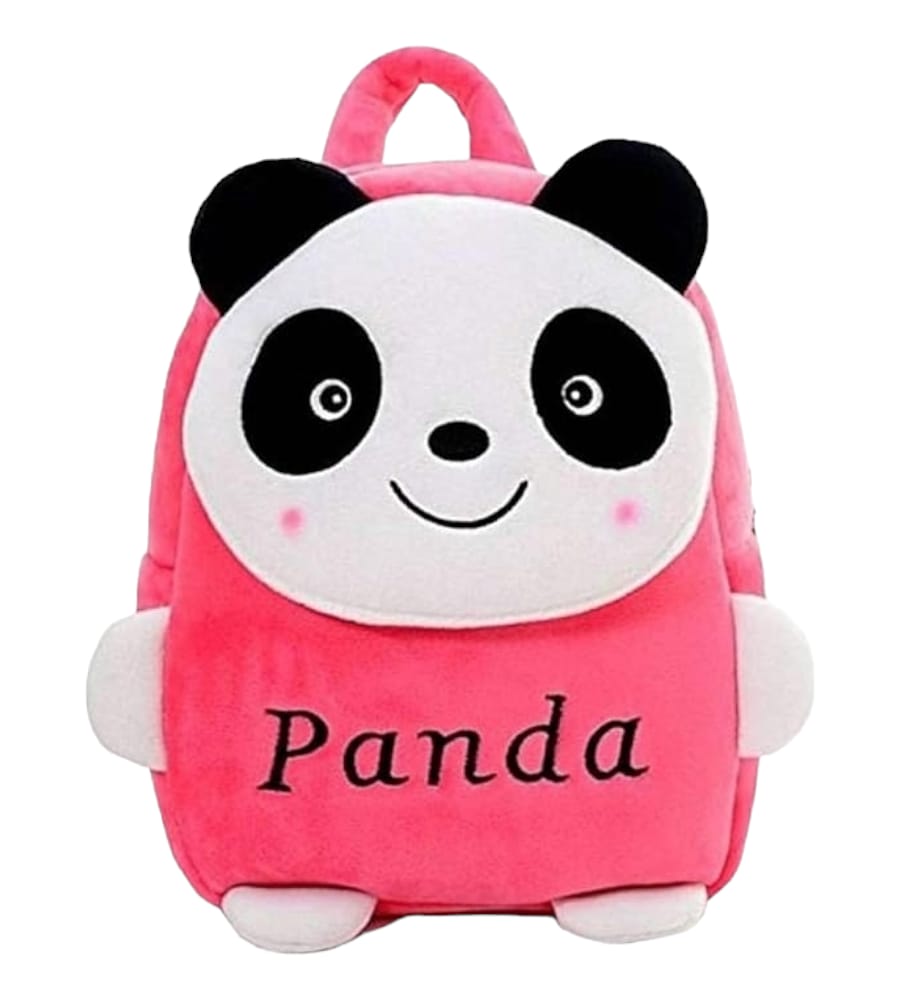 3D Cute 15 Inch Pink Panda Backpack for Kids - Set of 1