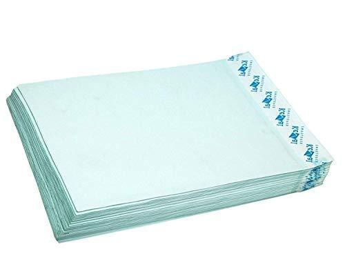 A4 Size Premium Green Envelopes 10x12 Inch | Self-Seal Courier Document Pouch for Office, Mailing, Certificate, Invitation, Cloth Lined Business Cover | Set of 10