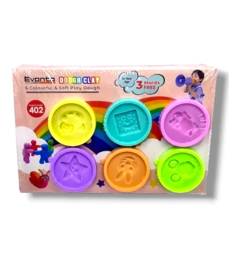AJANTA 6-Color Art Clay in Single Plastic Bottle 0.4 kg - Buy Online at Your NoteBook