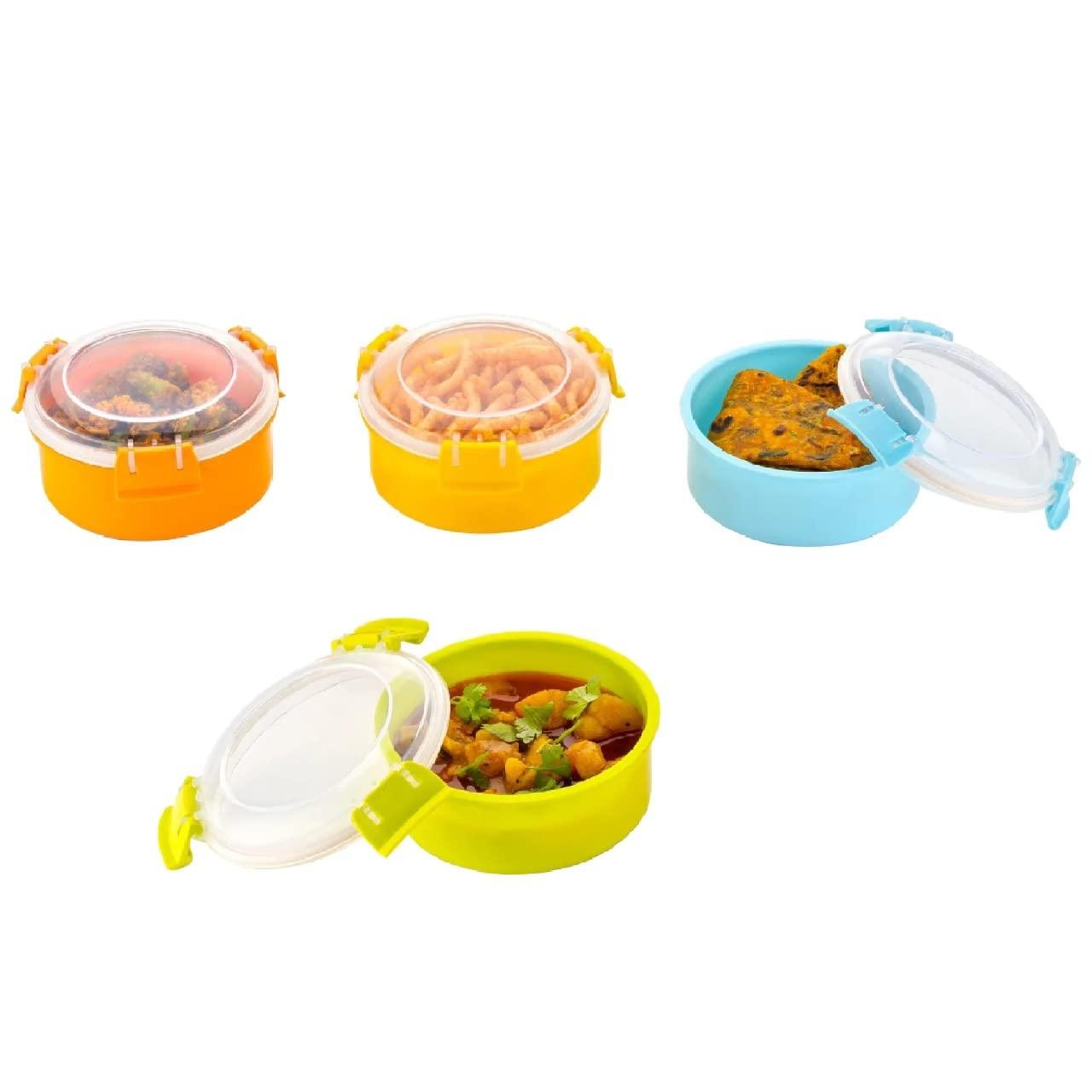 Air Tight Microwave Safe Containers Lunch Box 200ML for Kids