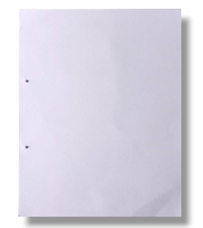 Ajaya Punch Sheet A4 – Unruled, Pack of 20 Sheets