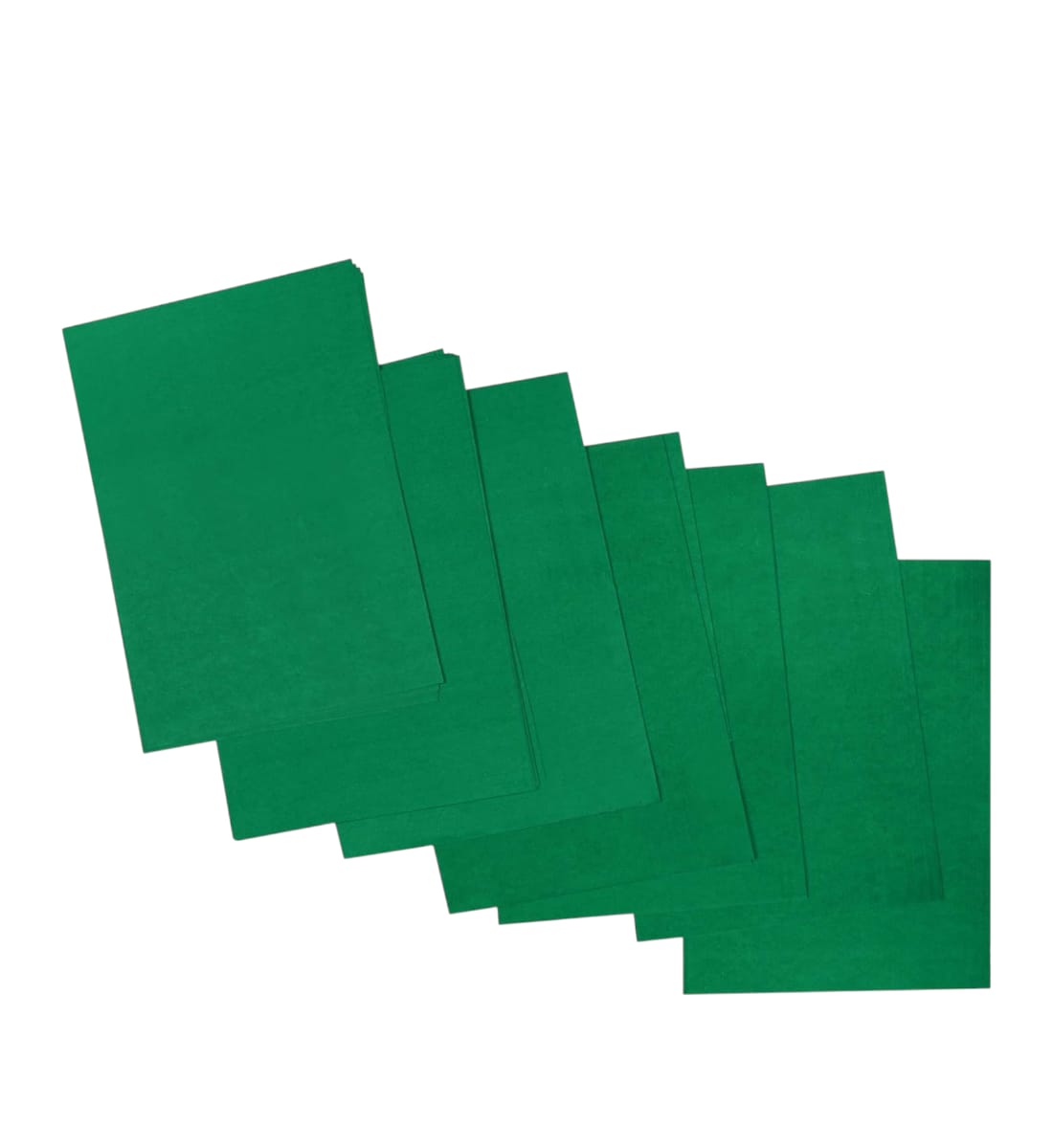 Art Villa A4 Colour Sheets – Dark Green, Pack of 20 | 75-95 GSM Smooth Multiuse Paper for Art, Craft & School Projects
