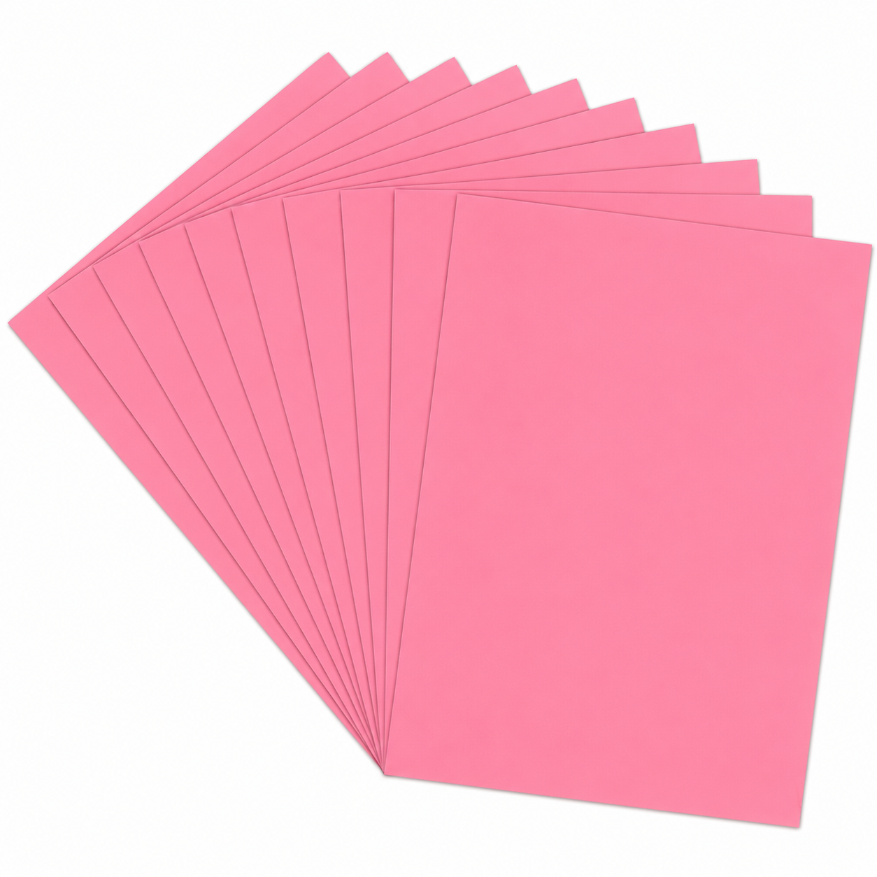 Art Villa A4 Colour Sheets – Pink, Pack of 20 | 75-95 GSM Smooth Multiuse Paper for Art, Craft & School