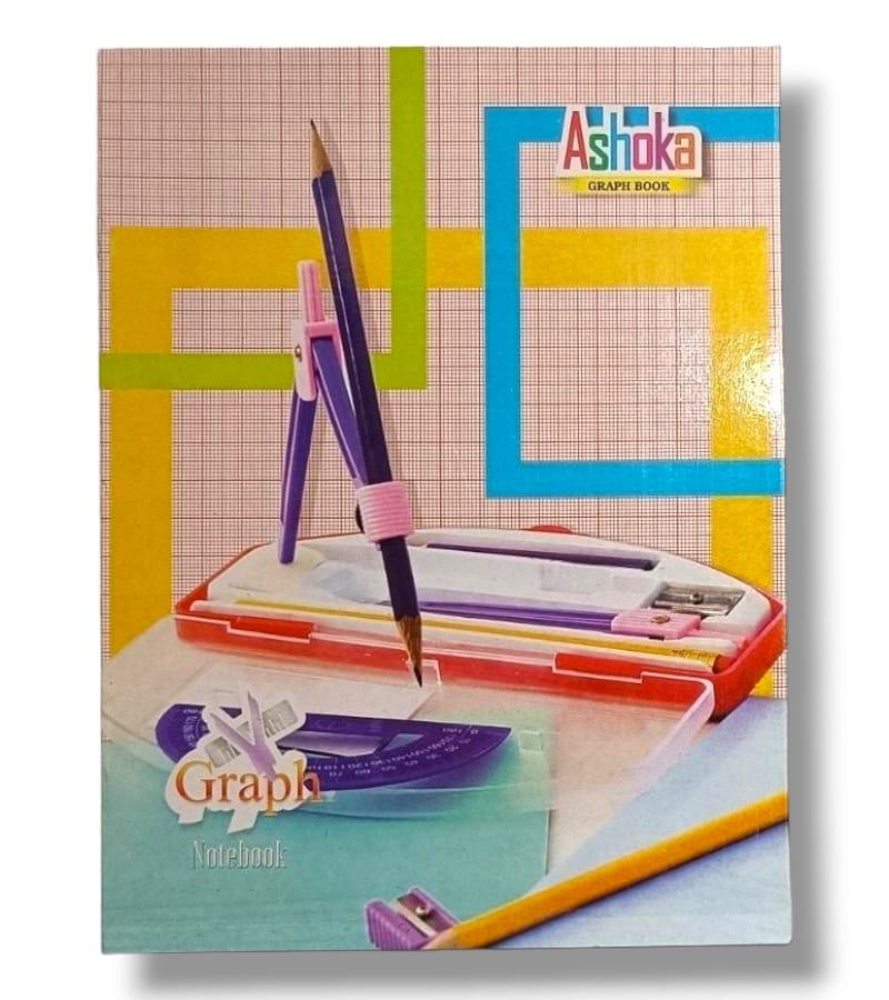 Ashoka A4 Graph Notebook - 16 Pages