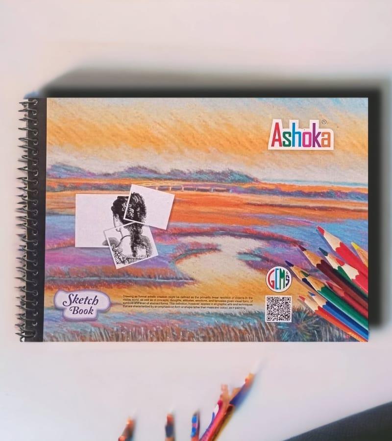 Ashoka A4 Spiral Drawing Book - 20 Pages