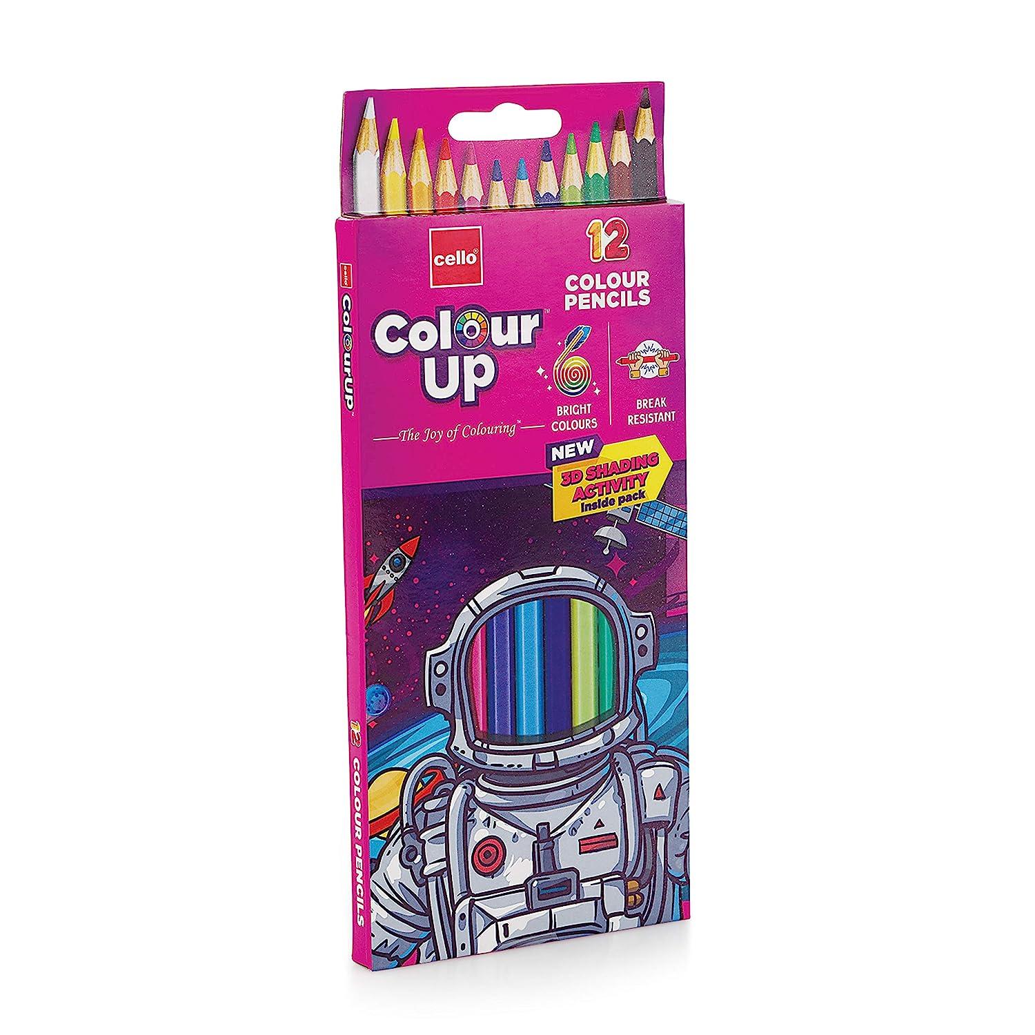 BIC Cello Colour Up Colour Pencils - 12 pcs