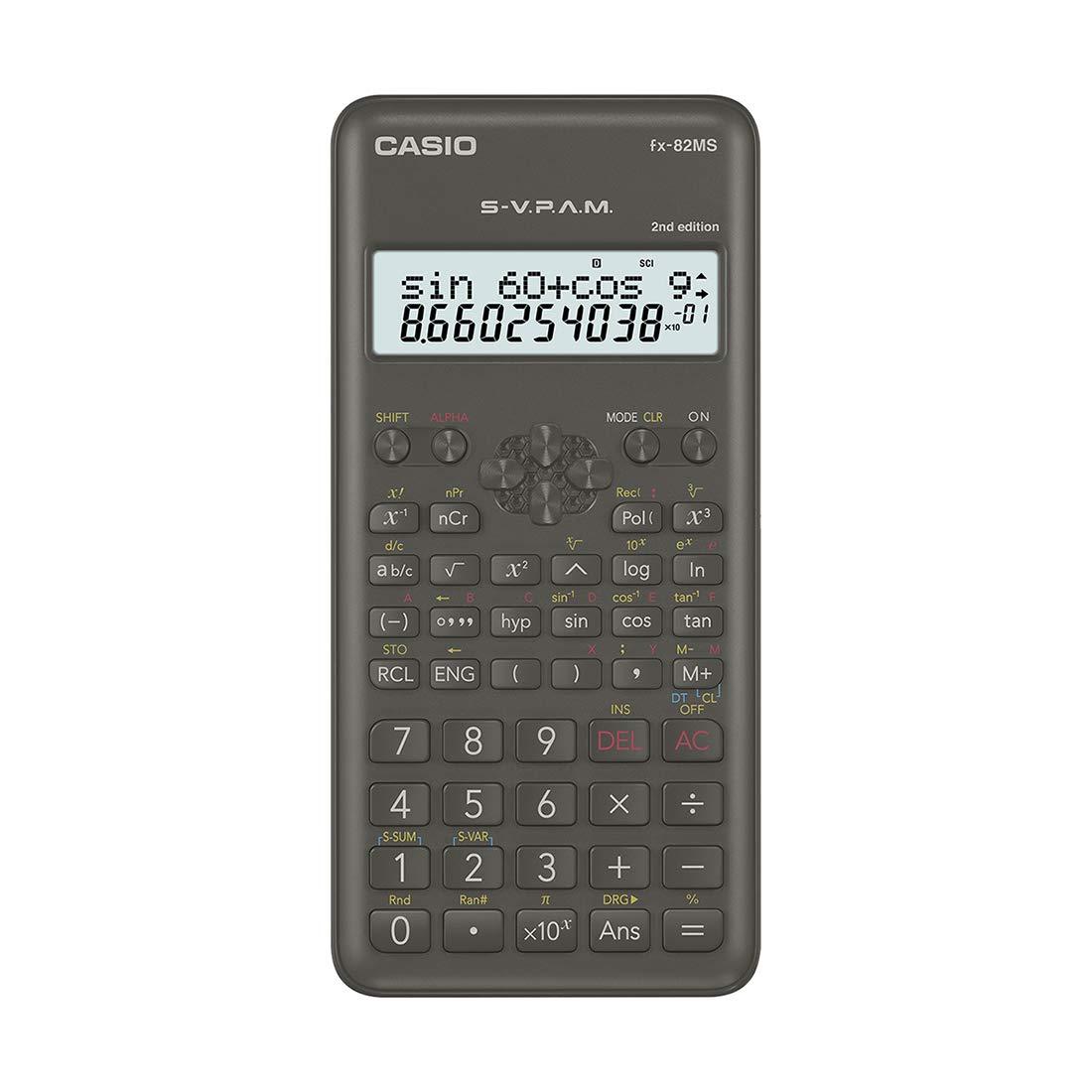 Casio FX-82MS 2nd Gen Non-Programmable Scientific Calculator