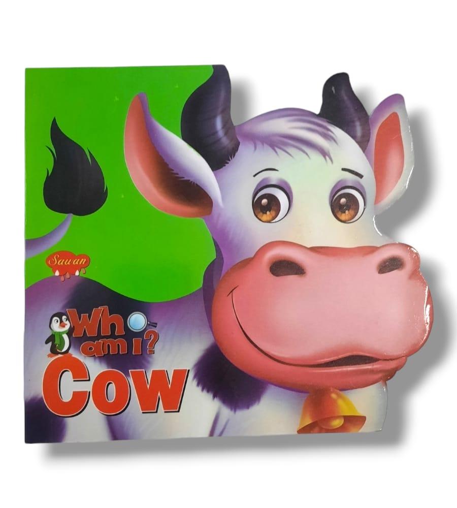 Cow Die-Cut Shape Hardcover Story Book For Kids