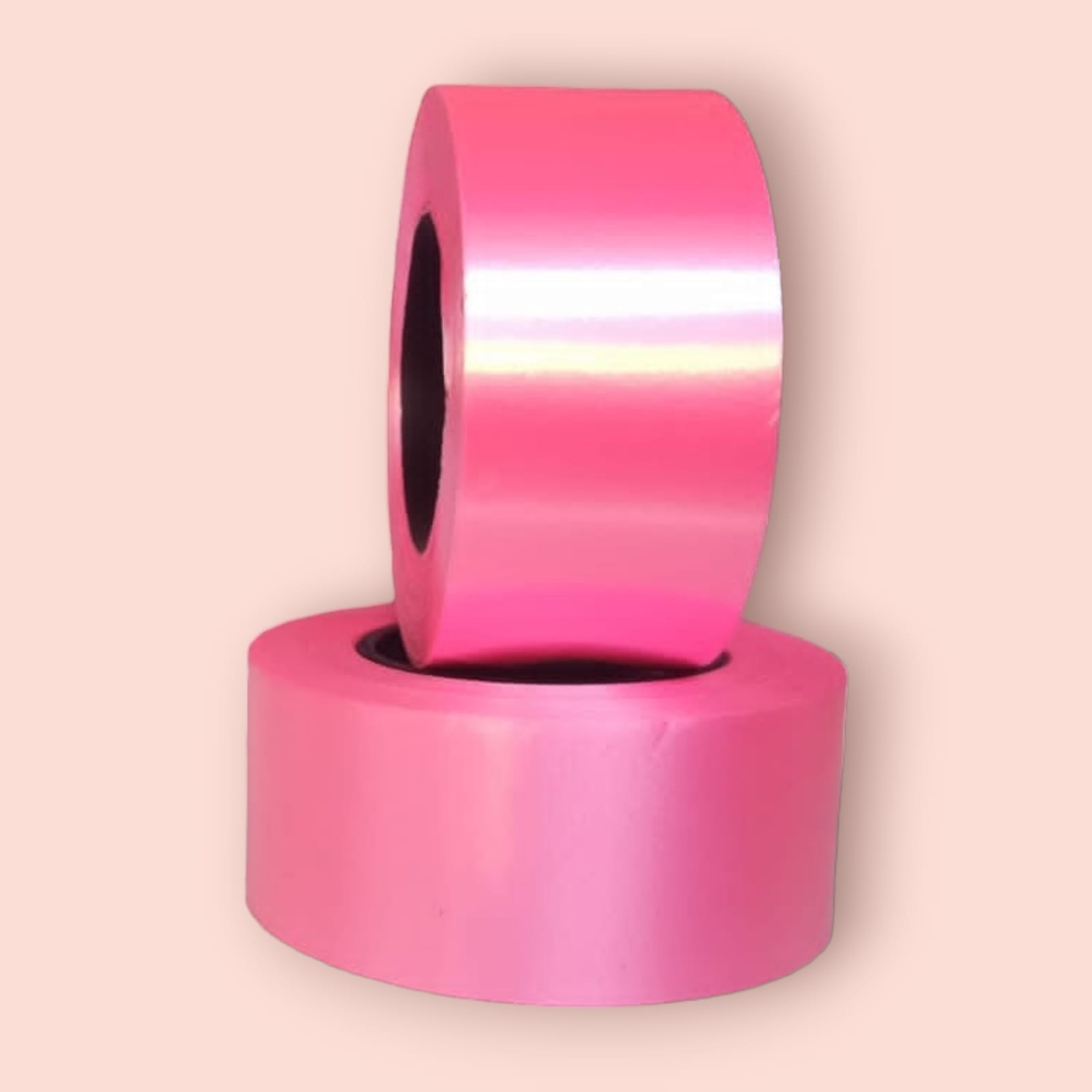 Crafts Satin Ribbon - 1" Wide, 10 Meter Rolls, Set of 2, Pink Color