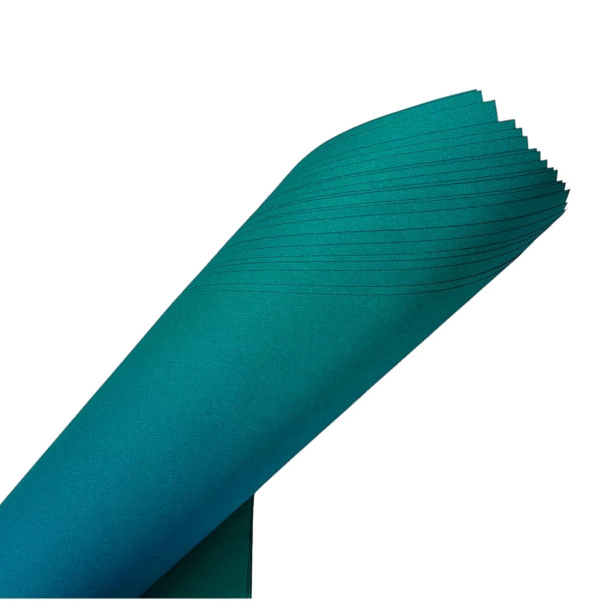 Dark Green Chart Paper Set - 10 Plain A1 Sheets 220 GSM for DIY Art & Craft