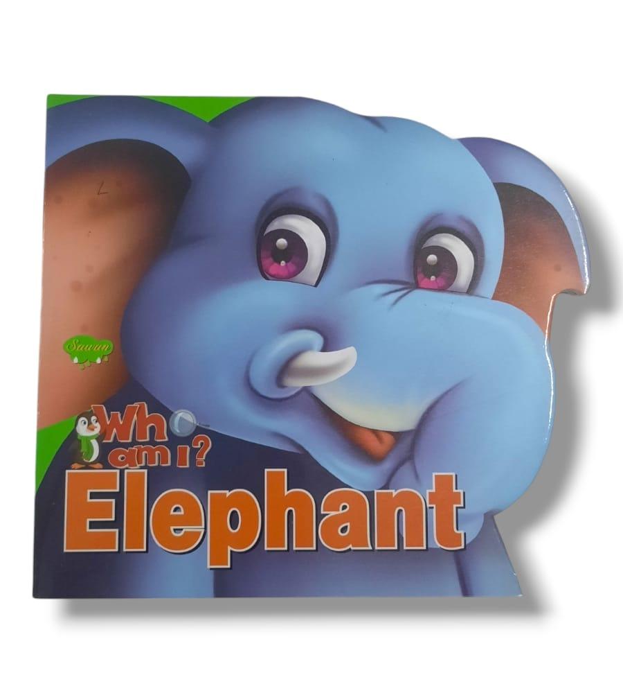 Elephant Die-Cut Shape Hardcover Story Book For Kids