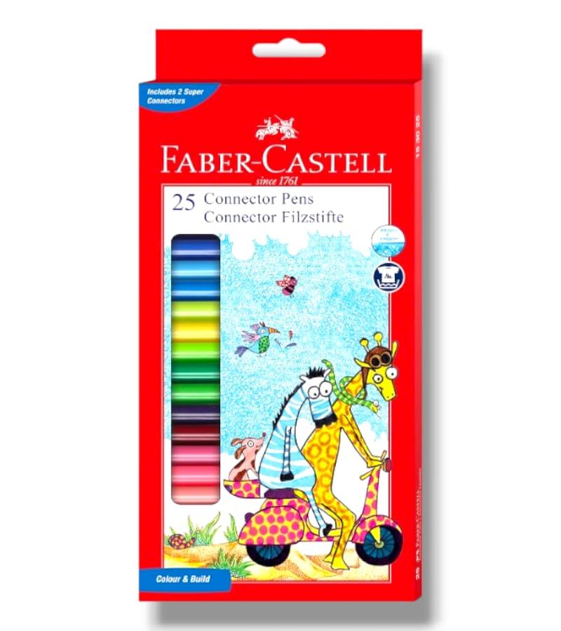 Faber-Castell 25-Piece Connector Pen Set with Free Super Connectors
