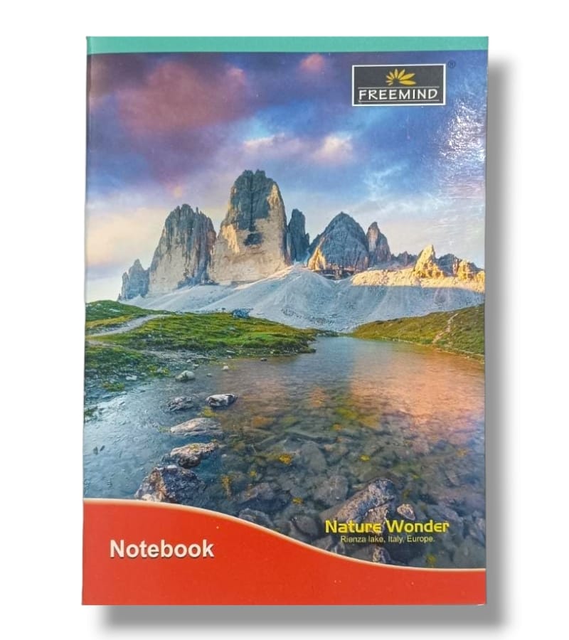 Freemind Long Notebook - Single Line 224 Pages, 29.7x 21cm