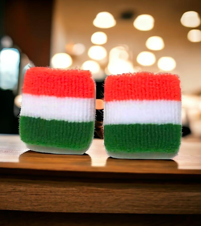 Indian Flag Color Wrist Band for Children - Pack of 2 Small Size